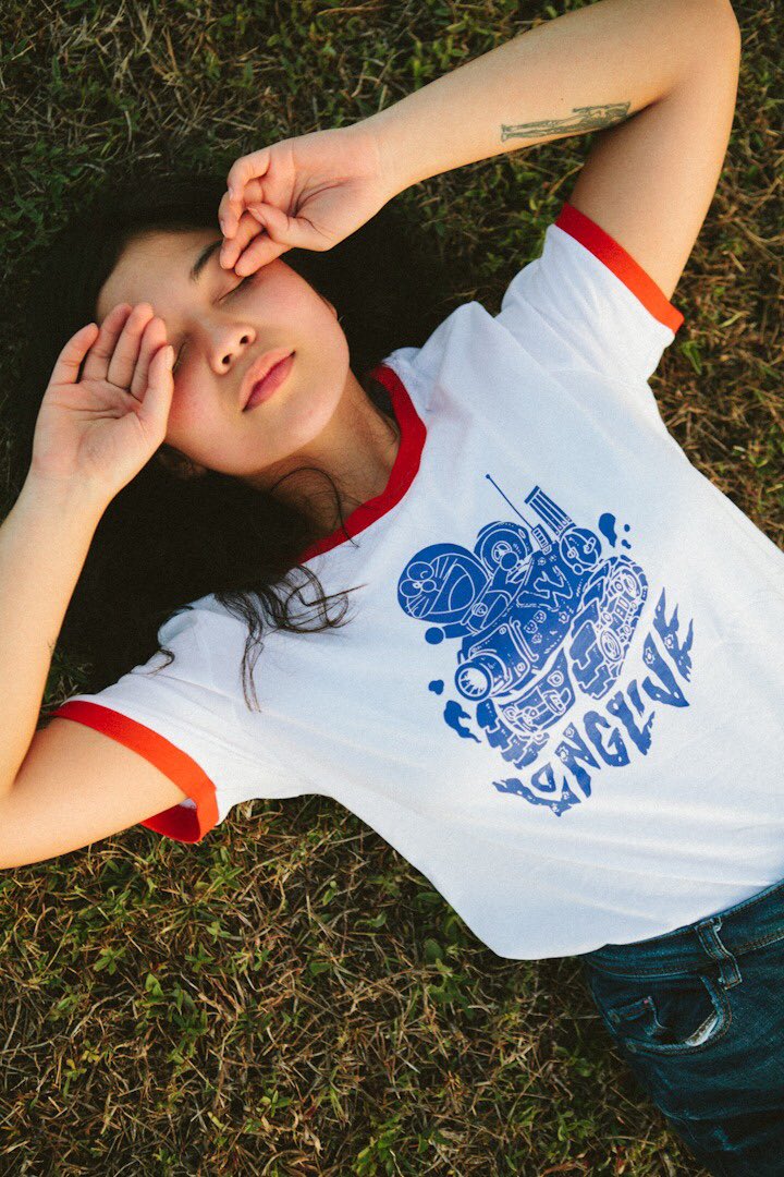 LLCC20X's tweet photo. 03.07.20 - Doraeslug GreLL Ringer Tee. Releasing at 4:00pm at @eat_stax Mass Appeal. #longliveclothingco https://t.co/oJYxTHPKwi