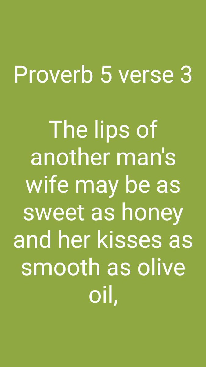 Royally_breed's tweet photo. Proverb 5... March 5... #Proverbs #proverb5 #March5 #fornication #adultery #BOP https://t.co/jbD7Lv7CLT