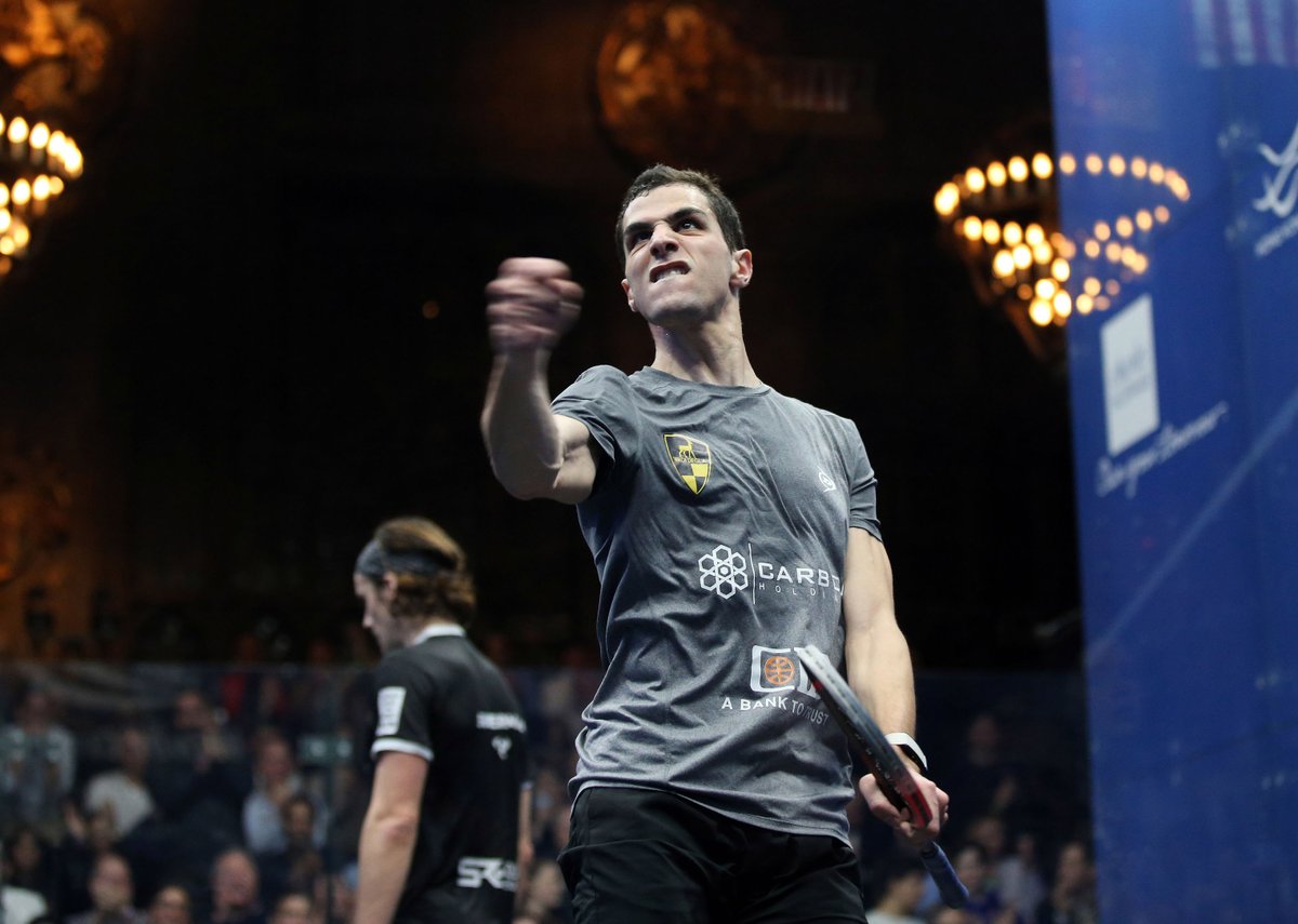 SquashMadNews's tweet photo. Drama all the way as @AliFarag and @noursherbini storm to Windy City final wins over @paulcollsquash and @RaneemElWelily https://t.co/vb6KM14zXp @ChicagoSquash @PSAWorldTour @USSQUASH @MetroSquash @SquashInfo @NourElTayeb @TkMomen @YoniEllous @squashpics @squashnz @DaveLWorsley https://t.co/nfP34N5660