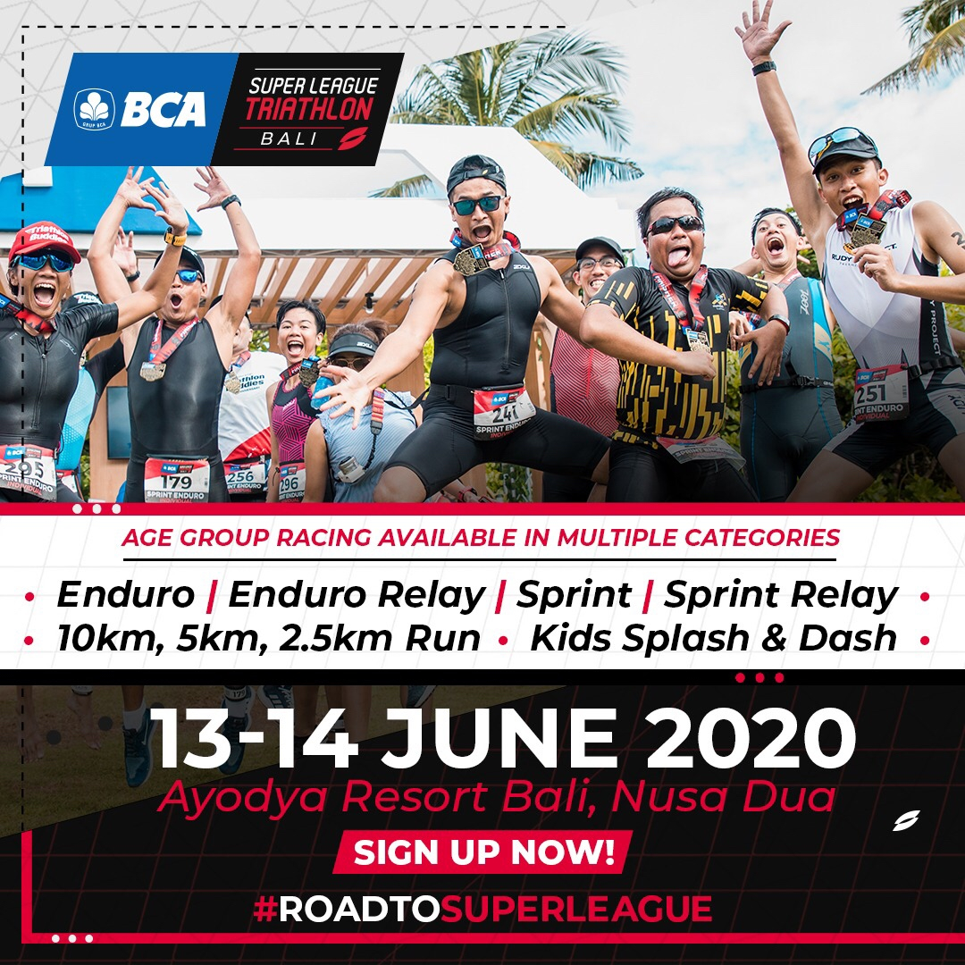 AyodyaBali's tweet photo. The @goodlifebca #SLTBali happens this 13-14 June at @ayodyabali ! Runs and triathlons available. 🏊‍♂🚴‍♀🏃‍♂ Sign up now! https://t.co/BfT40QB70a