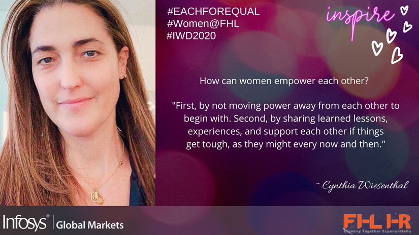 shradd_haa's tweet photo. Empowered women, empower women. ~ Cynthia
#IWD2020 #EachforEqual #WomenatFHL #infydiaries @NaziaJabeen11 @RubyBalwada @joshimohit_ygl @Andrew_Groth @dennisgada @KannanAmaresh @subhromallik @jayvnair @venkat_ananth https://t.co/ewP4RTmjWc