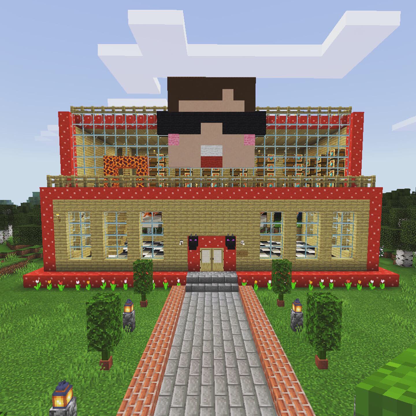 Uzivatel あやちょり Na Twitteru ヒカクラミュージアム作成中 今はヒカキンハウスと モアイと馬小屋とファミマ笑 Hikakin ヒカキン ヒカクラ マイクラ マイクラpe Minecraft T Co Sikuyubdnn Twitter