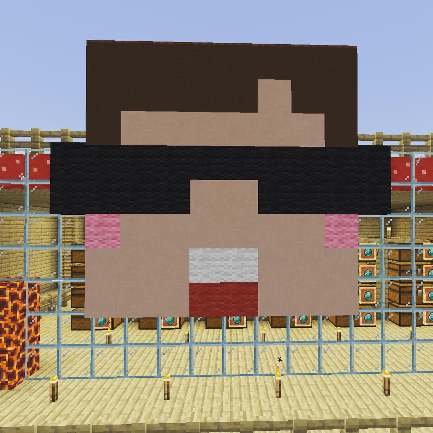 Uzivatel あやちょり Na Twitteru ヒカクラミュージアム作成中 今はヒカキンハウスと モアイと馬小屋とファミマ笑 Hikakin ヒカキン ヒカクラ マイクラ マイクラpe Minecraft T Co Sikuyubdnn Twitter