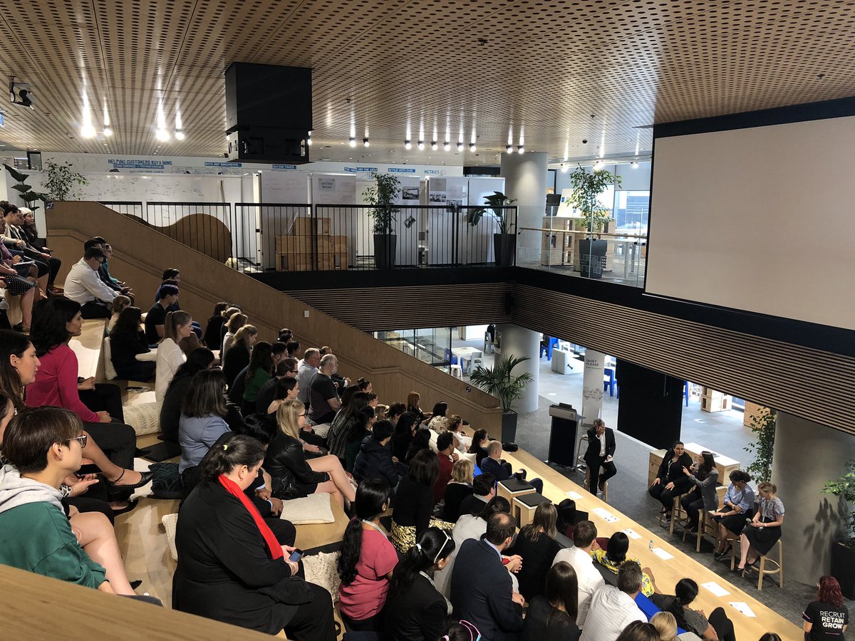 Gosh I love <a href="/ANZ_AU/">ANZ Australia</a> #ReturnToWork program &amp; hearing from some amazing members of our first cohort. 
Congratulations again Gerard Florian, <a href="/CarinaParisella/">Carina Parisella</a> and #Thrive Squad for leading this fabulous initiative #EachForEqual