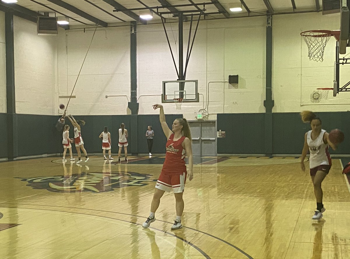 GNACsports's tweet photo. Led by senior guard Avery Albrecht, the 2019-20 #GNACWBB Player of the Year, @NNUSports earned the No. 2 seed and will look to repeat. https://t.co/r1CHFts9HC
