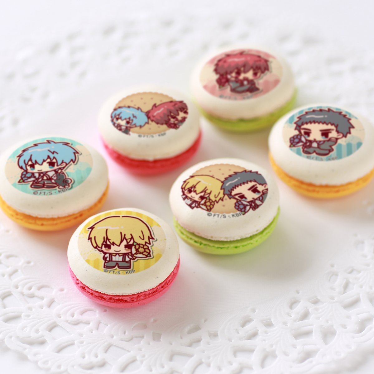 プリロール公式 キャラケーキ マカロン على تويتر 黒子のバスケ 描きおこしイラスト使用プリントケーキ マカロン第2弾好評発売中 第2弾には笠松 高尾 今吉 氷室 黛が新たに登場 キュートなスイーツはホワイトデーの贈り物にもぴったり 3 7 土