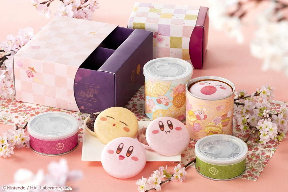 桜モチーフの春限定仕様！！「カービィのまんまる手づくり最中」がかわいいｗ