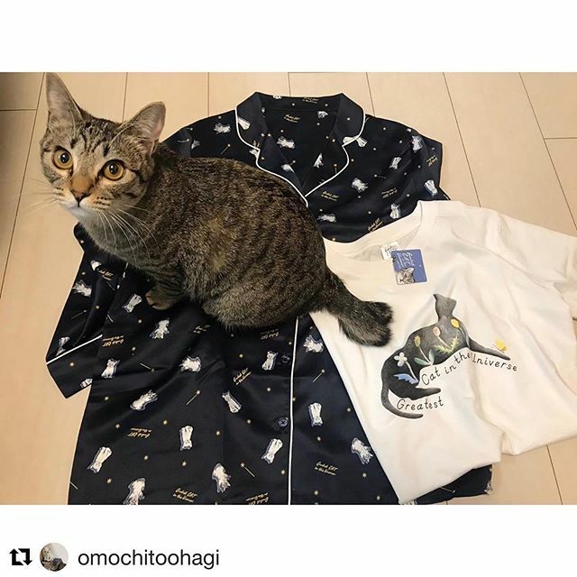 catsissue's tweet photo. #Repost @omochitoohagi with @get_repost
・・・
GUとcatsissue のコラボ買えた〜🐱✨✨パジャマの白猫ちゃんおもち君に似てる😂Tシャツ他も買っちゃおうかな〜😆#gu#catsissue#greatestcatintheuniverse#キジトラ #白猫 https://t.co/LDmE6doUZU