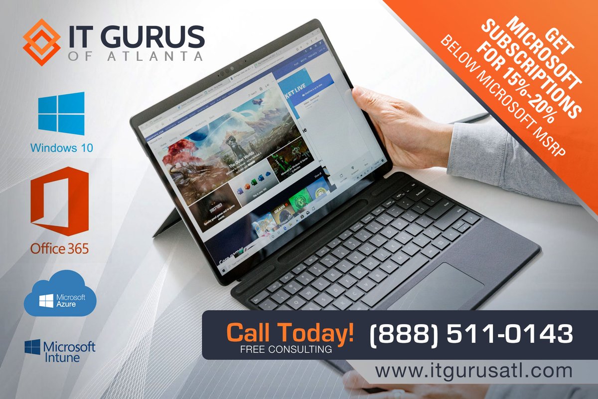ITGURUSATL's tweet photo. #Microsoft #licensing for #Office365 #O365 #Dynamics365 #D365 #SCCM #InTune #Windows10 #WindowsServer #Office2019 #SQLServer #VolumeLicensing #Azure #PowerBI #VisualStudio and more 15-20% below cost. Visit https://t.co/fi8EHzgF9M or Call (888)511-0143 . #ItGurusOfAtlanta https://t.co/j9MF1FAdnQ