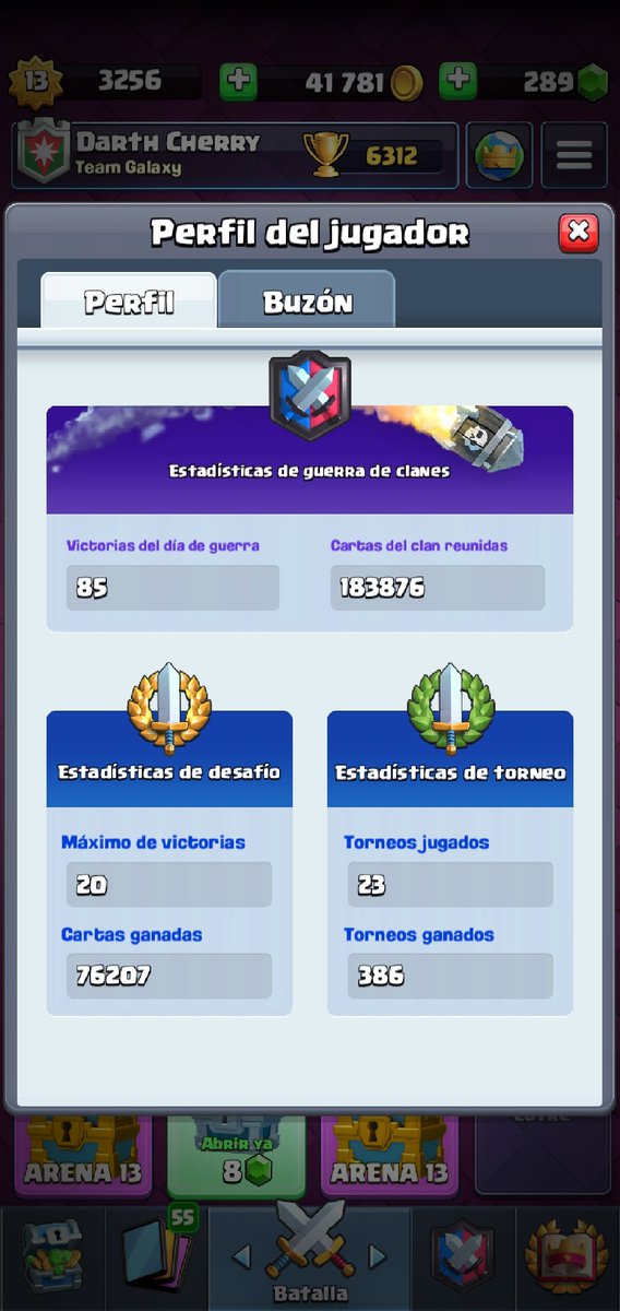 Busco equipo de clash royale. Tengo disponibilidad de horario
