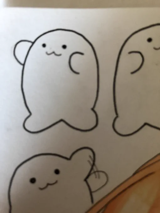 今回は可愛い系で描きます
たまーにかっこいい絵描きたくなるけど、目標は見てくれた人の口をゆるませる事に変わりはない(・ω・) 