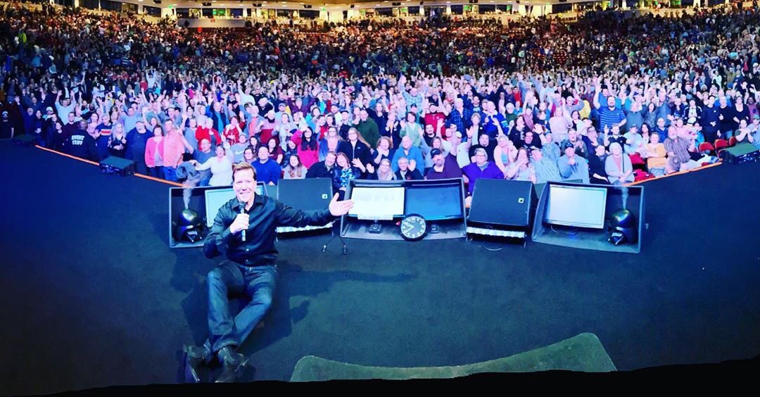 jeffdunham's tweet photo. Lovin’ Columbia, SC! Gamecock country! Thanks for making it an awesome night!  So many to thank in the crowd! Mickey with his two sons in the military; Chris and Connie who got stuck in the elevator, kinda; and Kurt, our drive-away driver! Super fun night! See you all next time! https://t.co/4DrFsKpbId