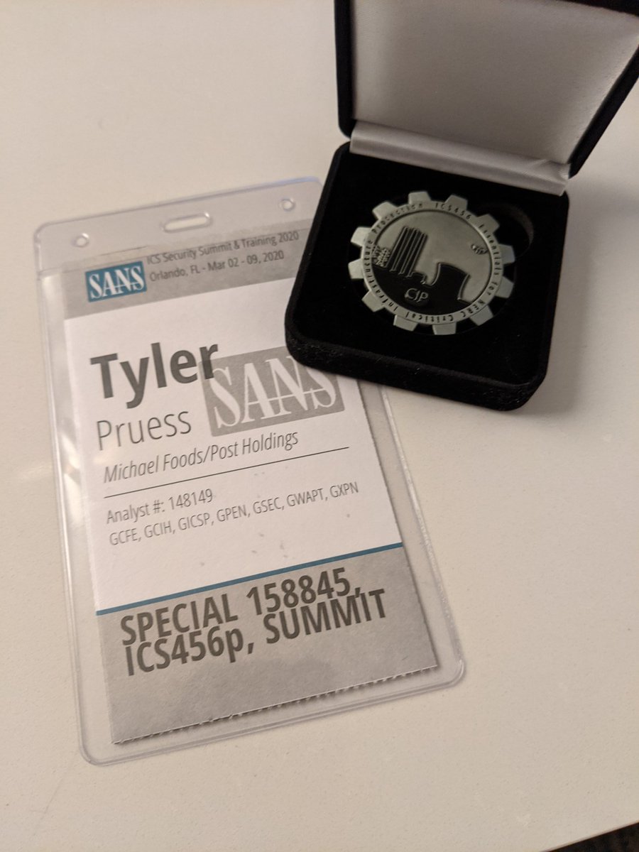 The #ICSSummit was a blast and Day 1 of ICS456 with <a href="/jdchristopher/">j.d.christopher</a> was a success. Thank you <a href="/SANSICS/">SANS ICS</a> and <a href="/SANS_EDU/">@SANS_EDU</a>