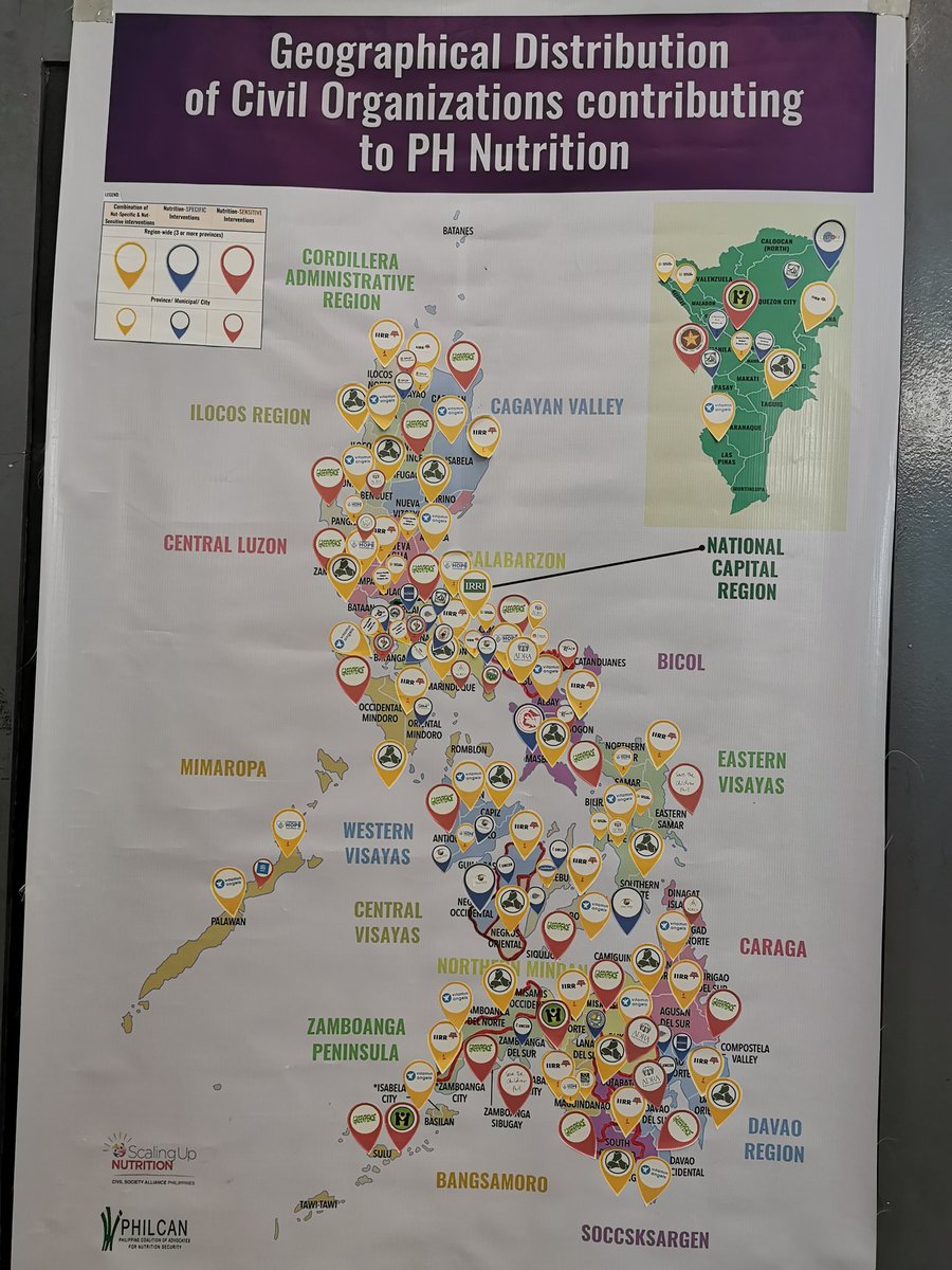 adraphilippines's tweet photo. #ScaleUpNutrition #ActNow
Geographical Distribution of Civil Organizations contributing to PH Nutrition https://t.co/atmp91AOyD
