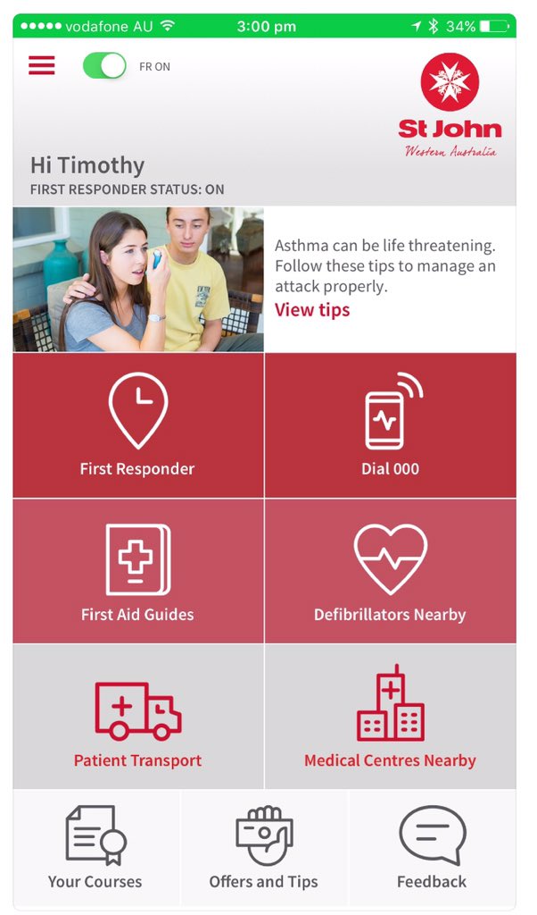 Have you got the St John’s First Responder App on your device? A great tool for everyone on the farm, let your employees and family members know and download now!