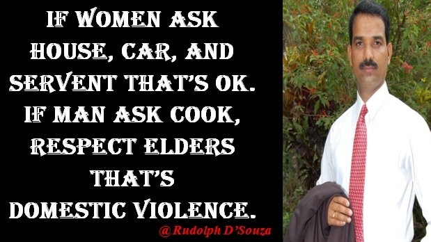 Prasad63505283's tweet photo. Now a days women keeps her pets in bedroom and mother in law and father in law in old age homes

If her husband don't agrees he and his parents are behind the bars

But still that cruel women is treating as weaker section and victim by our society and constitution https://t.co/rfuuytdKds