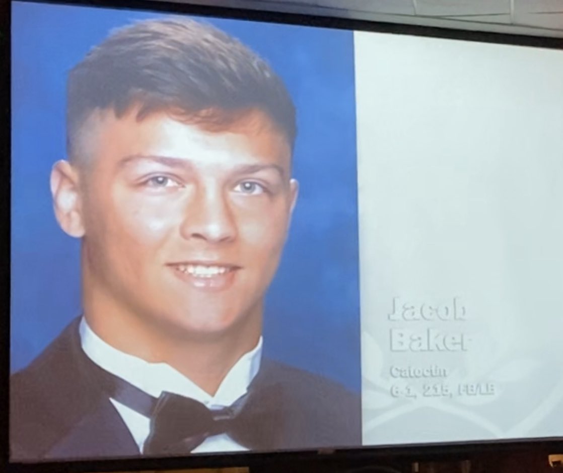 ksmitsbaker's tweet image. So proud of Jake for being honored as a Scholar Athlete tonight at the National Football Foundation &amp;amp; College Hall of Fame!! Thank you to Coach Williams, Coach Dumars, Coach Royer, &amp;amp; Coach Quinn for being there tonight! Congrats to Catoctin for the Ben Eaton Sr Championship Award