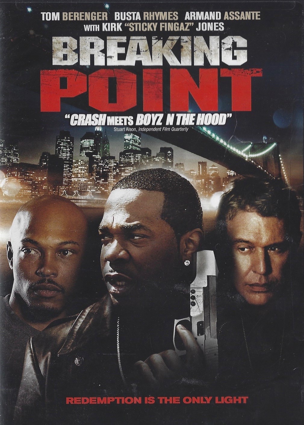 FATDIVE Film FANS on X: #FilmTVFans Watch #Trailer for Breaking Point  (2009) w/cast incl Tom Berenger, Busta Rhymes, Armand Assante with Kirk  “Sticky Fingaz” Jones  (Pic from DVD available to  buy