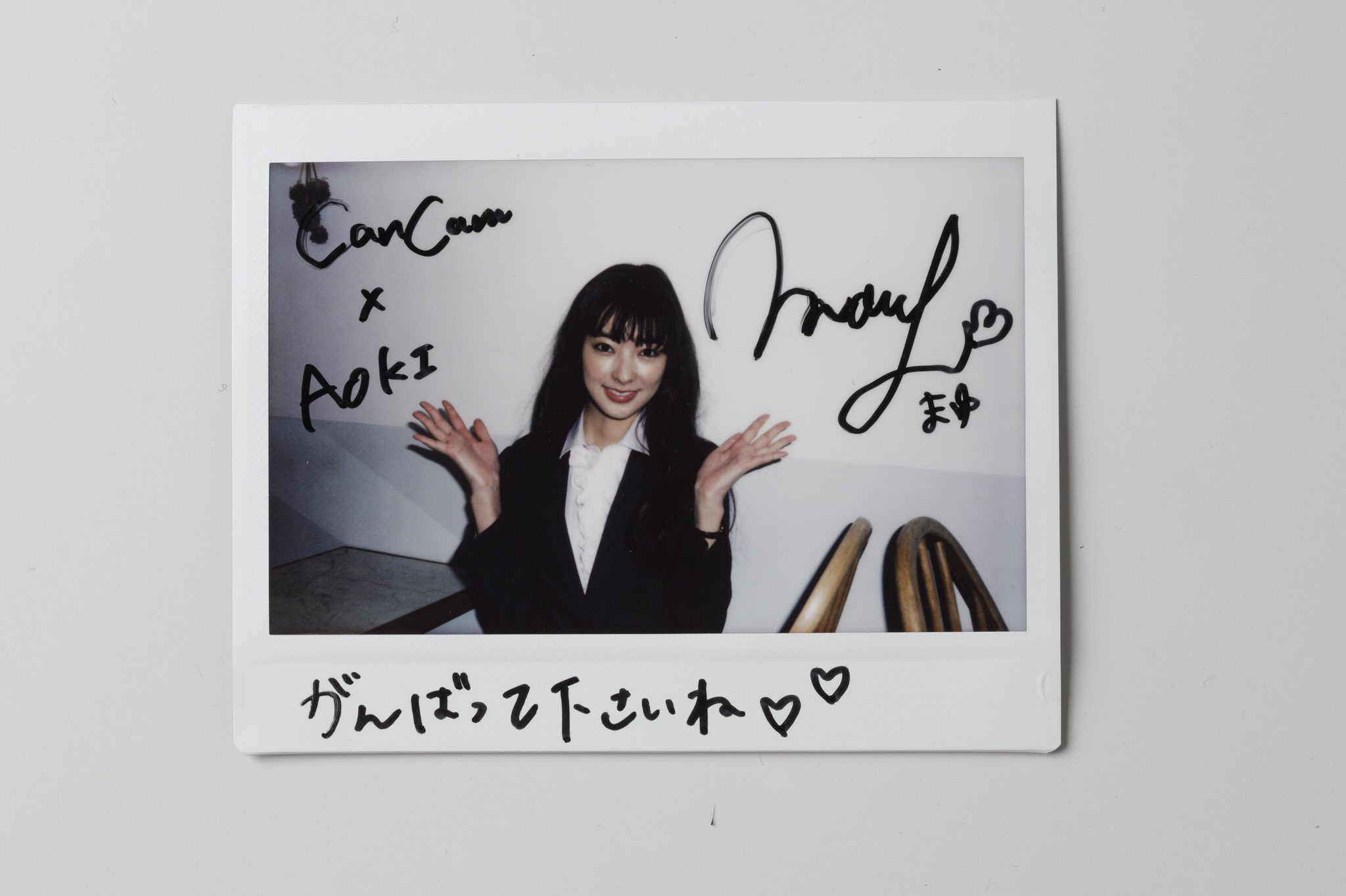 宮本茉由さん、石川恋さんの直筆サイン入りチェキ　レア❣️当選品❣️ 宮本茉由 直筆サイン入りチェキ（宮本茉由さん、石川恋さんの