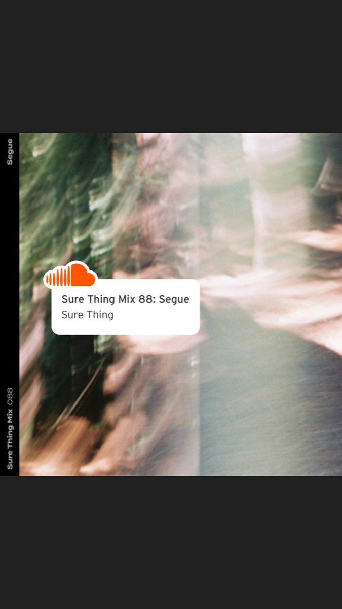 I have a new mix out for Sure Thing 🎶 soundcloud.com/sure_thing/sur…
