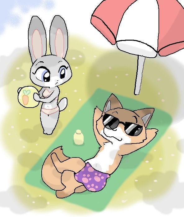 #あなたの描いたニクジュディが見たい
このふたり、かわいいよね。
※さいごの漫画には、クライマックスのネタバレが含まれるているので観ていない方はご注意ください。