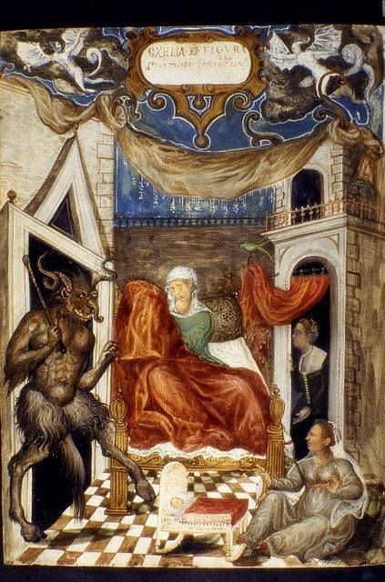 I saw the Virgin's cunt spawning forth the snake