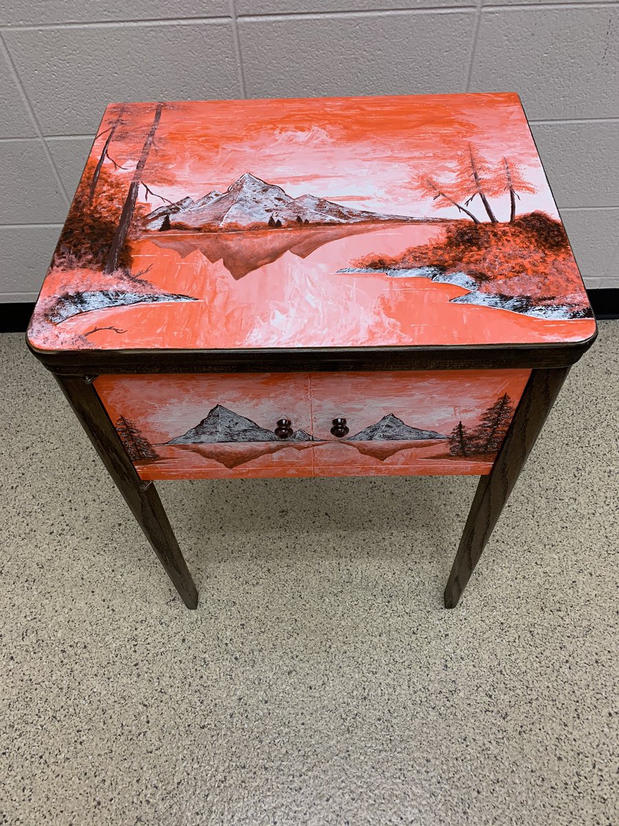 bellafiore3's tweet image. @PewaukeeHS  Art Club &amp;amp; AP art class have worked tirelessly to complete these #FunkyFurnitureFinds ready for the silent auction Saturday at Tile-A-Mile!!!  #TileAMile Come join us from 10:00-1:00 in the PHS cafeteria #phsartclub #artsed #artsadvocacy #youthartmonth