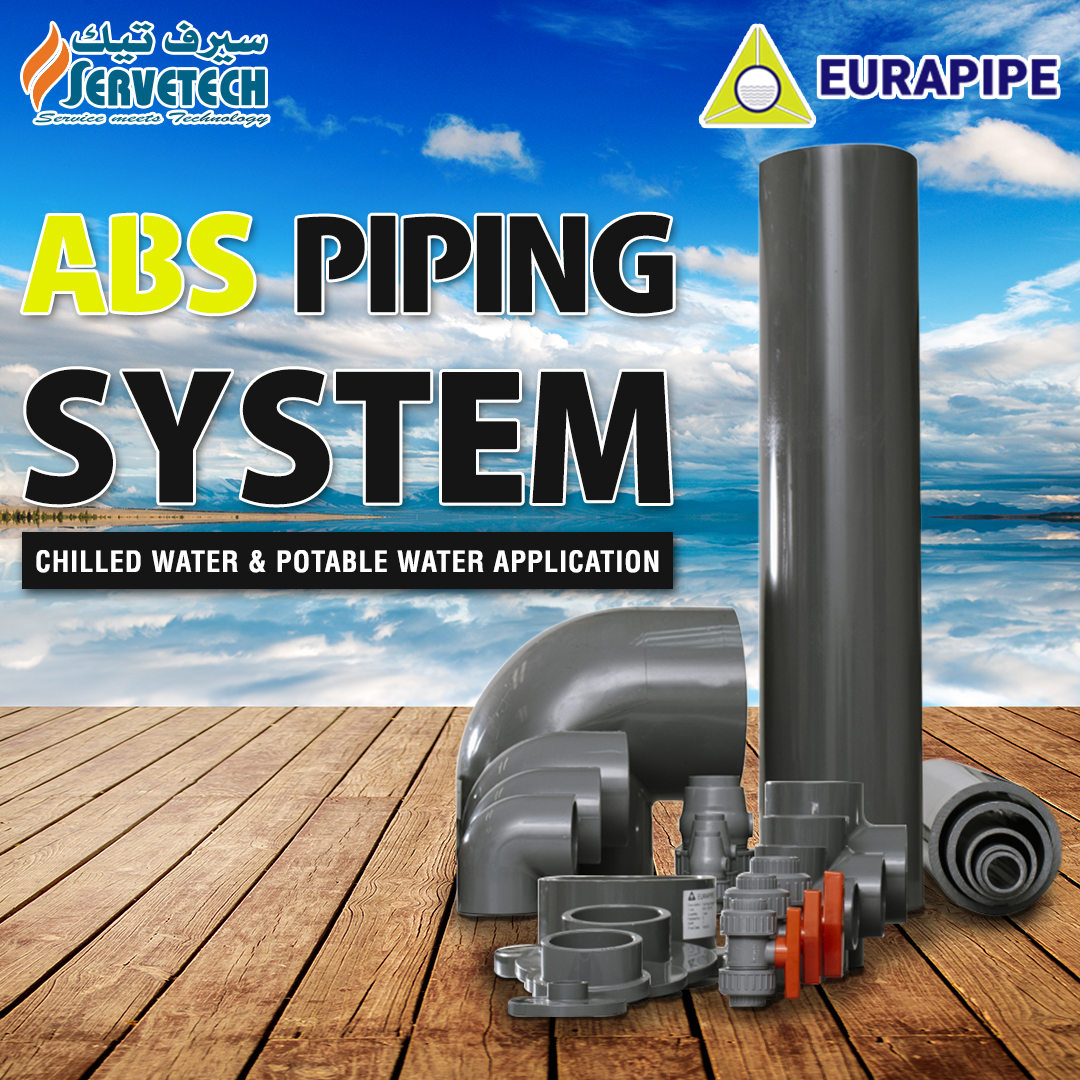 Servetech_'s tweet photo. ABS thermoplastics are recognized as a suitable material to be used in many industries applications. The material is very tough and resilient, has high impact strength, good chemical resistance non-toxic and taint free.

#servetech #eurapipe #abs #thermoplastic #piping https://t.co/tH1oEvFHiH