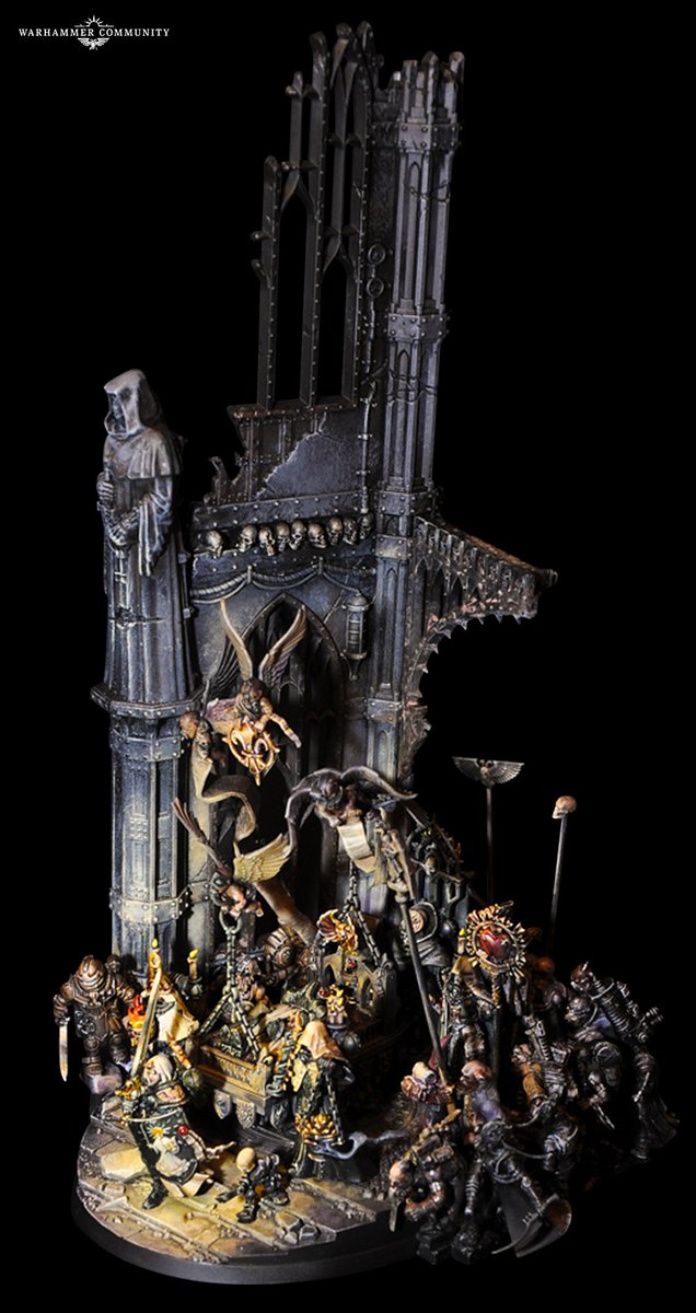 40k新製品】アデプタ・ソロリタスの荘厳な新ミニチュア「聖カトリーヌ