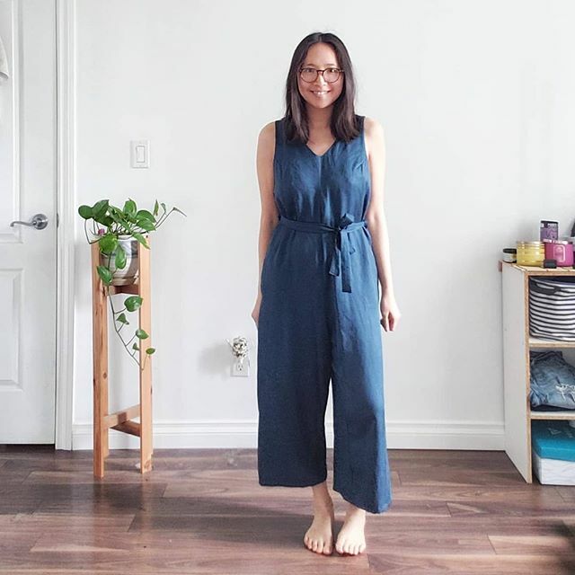 SpoolofThread's tweet image. How wonderful is this jumpsuit from @acornandthimbleco?! She used our Tencel fabric, available in our retail store and online.⁠
⁠
#spoolofthread ift.tt/2Inv5dM