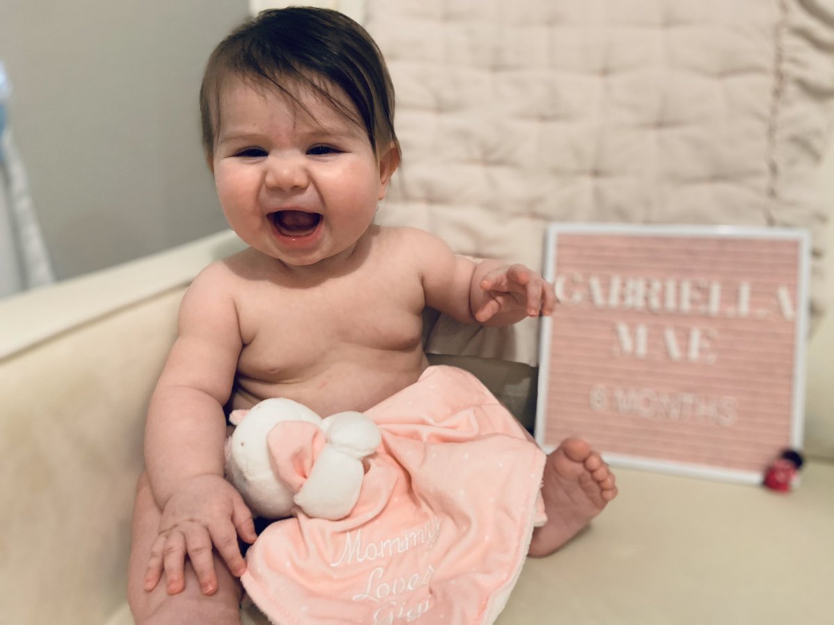 Oh baby! 6 months and the best girl in the whole world.