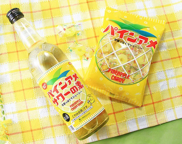 パインアメがお酒に！？味わいを忠実に再現「パインアメサワーの素」が期間限定販売！！