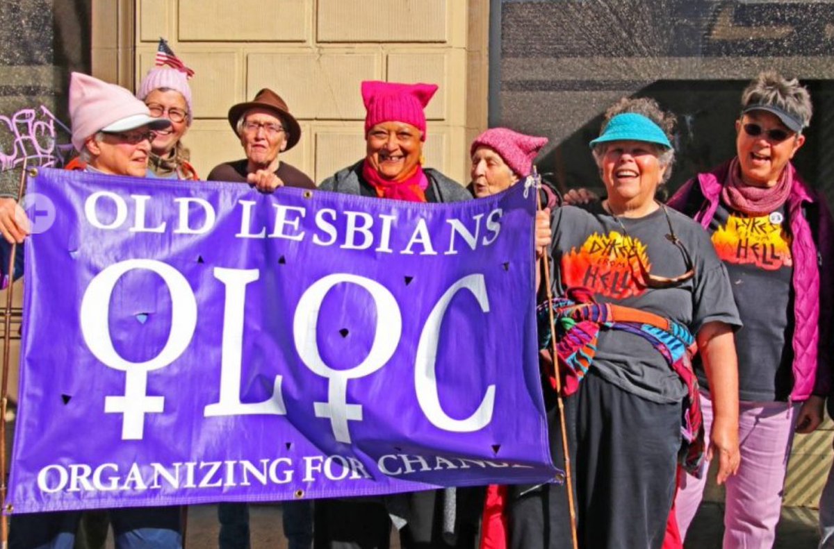 TheatreFirst's tweet photo. "I was an activist in the mid 70’s-80’s pushing for women’s rights &amp; spaces, Lesbian &amp; Gay rights, Lesbian mothers...all of the issues of race &amp; class that are intertwined."

Pat Cull of #OldLesbiansOrganizingforChange joins a post-show discussion–PussyGrabbingREVENGE Friday 8PM https://t.co/mMOHf1YJl0