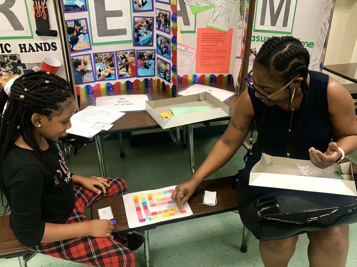 #FractionFun at this year’s STREAM Night! 🔬💻📚🤖🎨📏 <a href="/NovaEisenhower/">Nova Eisenhower</a> <a href="/DProchaska3/">DocPro</a> <a href="/neestem/">Nova Eisenhower Elem</a>