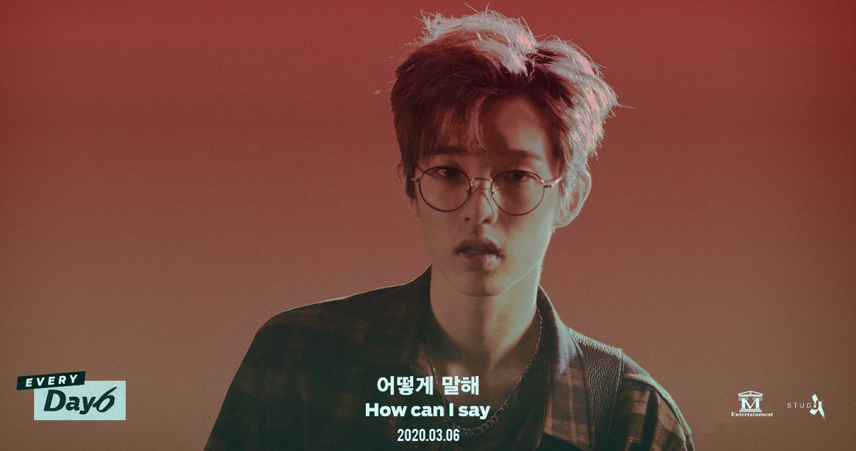 DAY6TW's tweet photo. 🗓 [ #𝗗𝗔𝗬𝟲 ] TEASER IMAGE 02
< 𝗛𝗢𝗪 𝗖𝗔𝗡 𝗜 𝗦𝗔𝗬 >

💿: < 𝗘𝗩𝗘𝗥𝗬 𝗗𝗔𝗬𝟲 𝗠𝗔𝗥𝗖𝗛 >
🎧: ALBUM RELEASE 2020.03.06.
🎬: M/V RELEASE AT 6PM (KST). 

#DAY6 #데이식스 #EveryDAY6 #HowCanISay #Nick https://t.co/tnY5ZiCzob