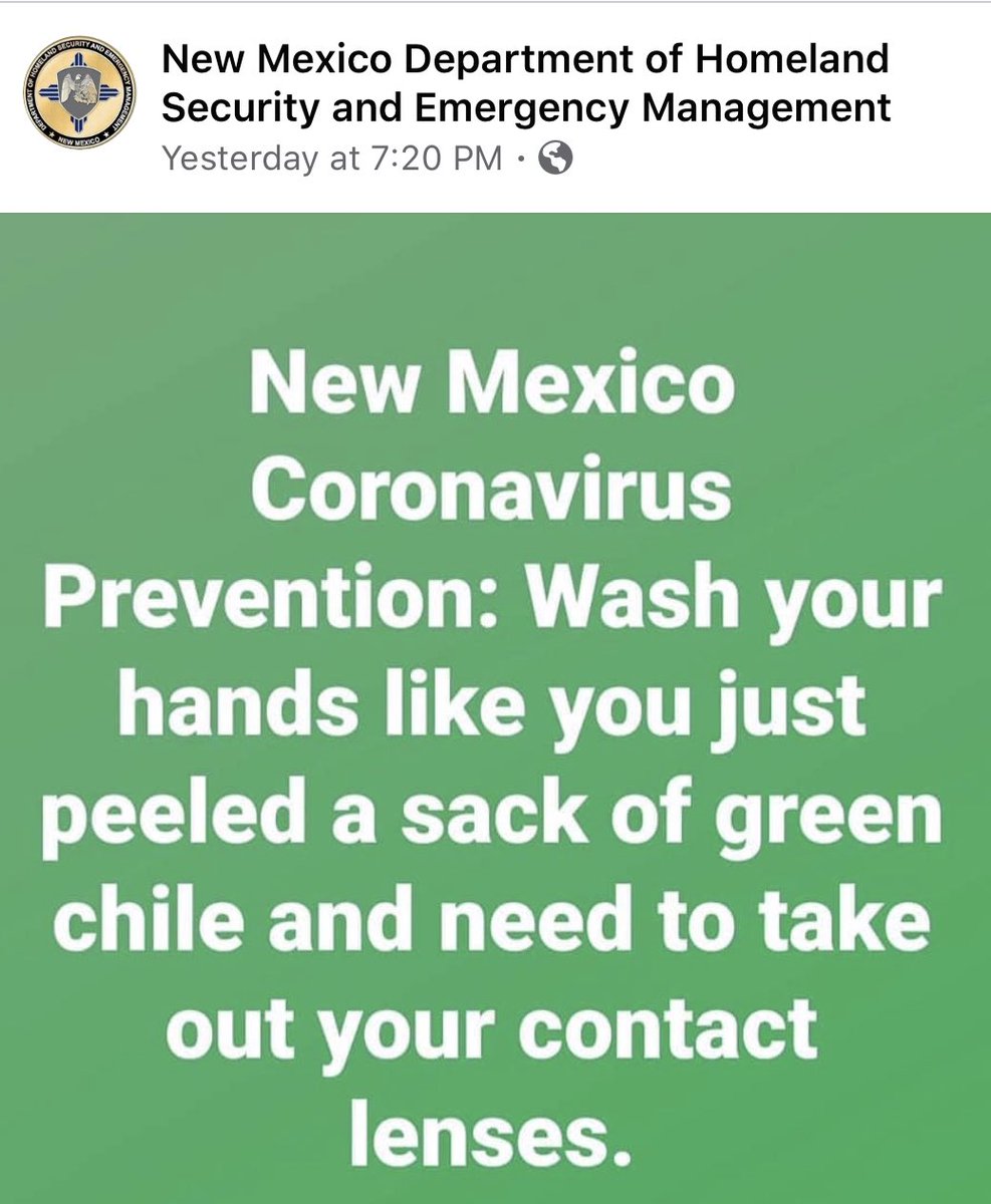 wsmrpffa's tweet photo. Sound advice from @NMDHSEM. https://t.co/473DWYcMJe