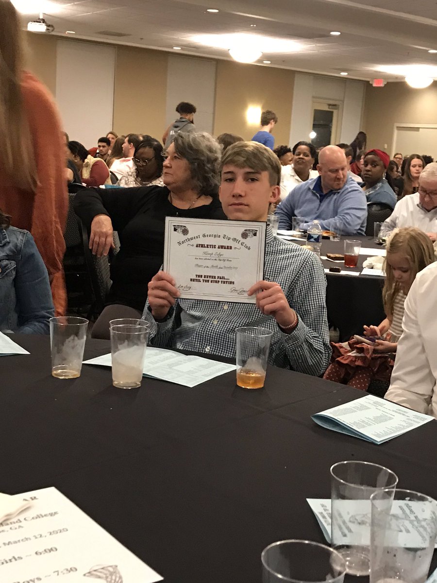 PTownBasketbal's tweet photo. Congratulations to Payton Rhoades, Phoenix Prime, and Kemp Edge for representing Pepperell boys basketball at the NW Georgia Tip-Off Club banquet. All three had amazing seasons and the awards were well deserved! Go dragons!! @Pepperell_Pulse @thefireepit @PepperellSports https://t.co/MTYeLocBFu