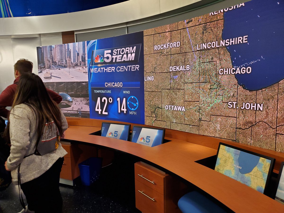 Great trip with our broadcasting class to NBC studios today. Got to watch a live broadcast and see all the behind the scenes action!