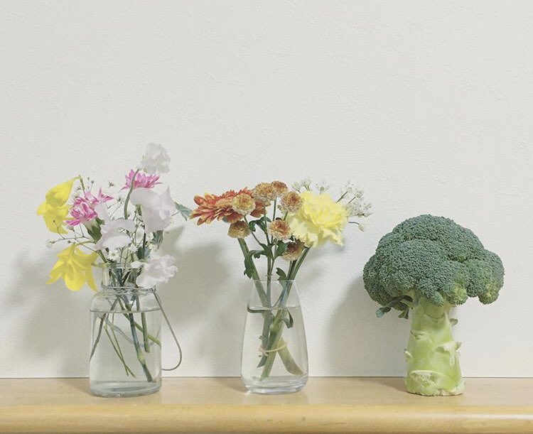 水元さきの ブロッコリーもお花なので 水元さきの ブロッコリーもお花なので