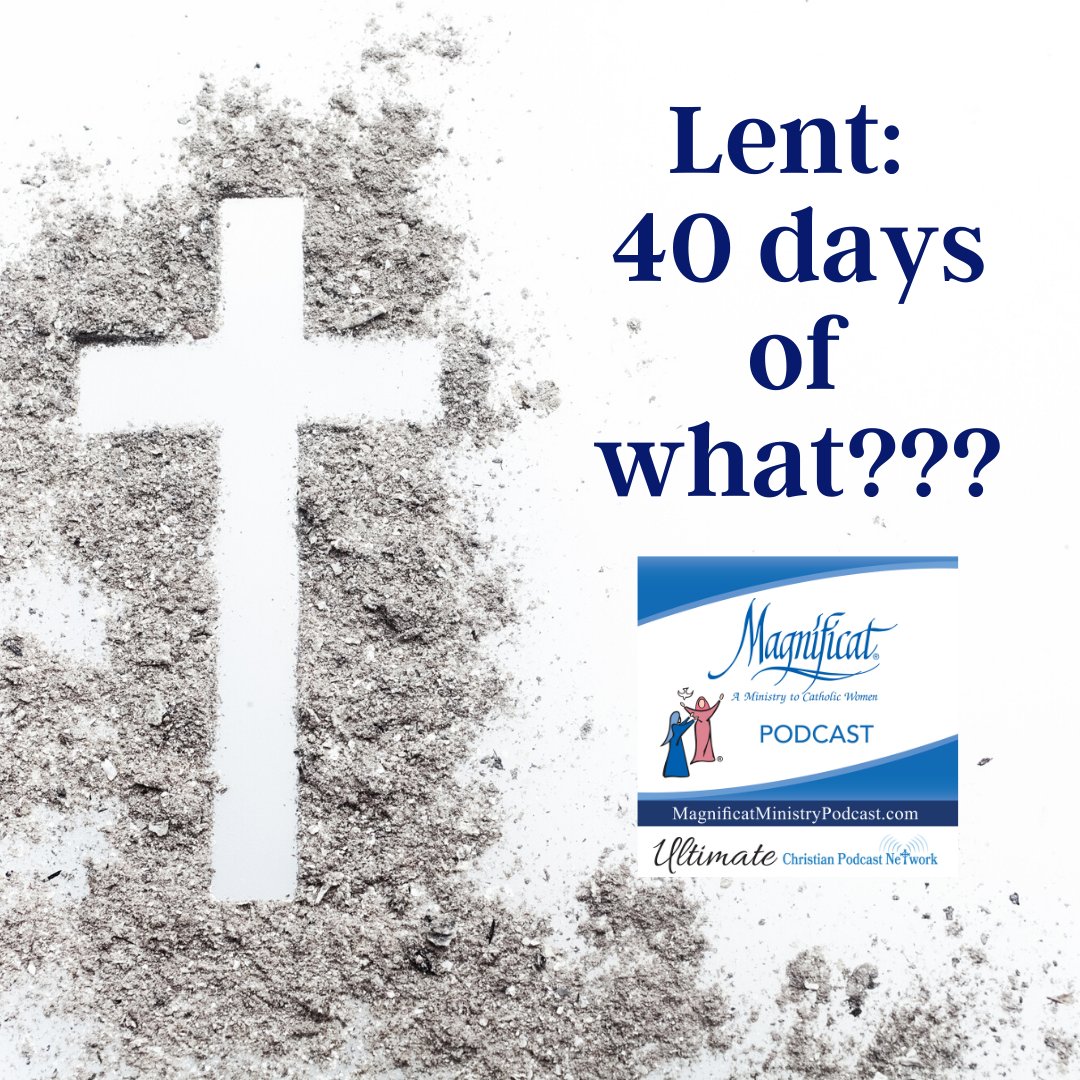 UltimateCPN's tweet image. Lent: 40 days of what???? #whatislent #lent #magnificatministry #catholicpodcast #ucpn buff.ly/2T2e5Q7