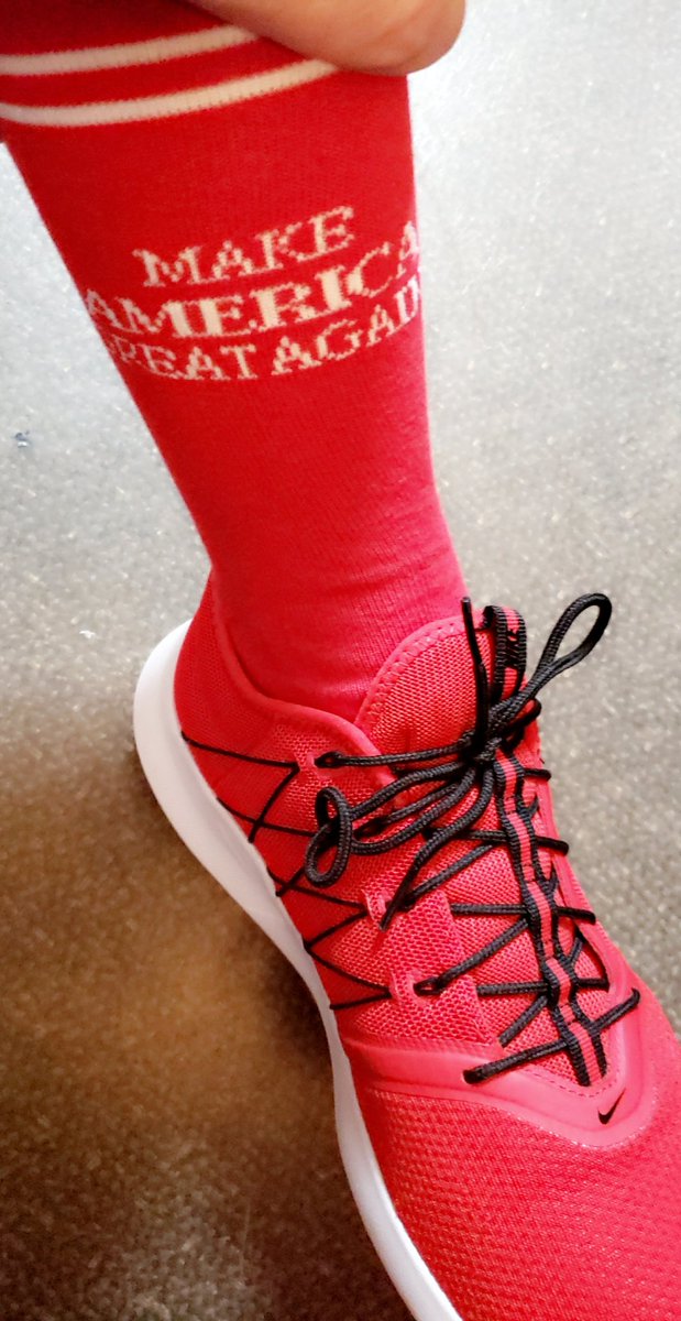 hooverhawg5's tweet photo. @TSocks2020 I hope you like my sock swag #TrumpSocks #Trump2020 @realDonaldTrump https://t.co/WPd0l3Wp58