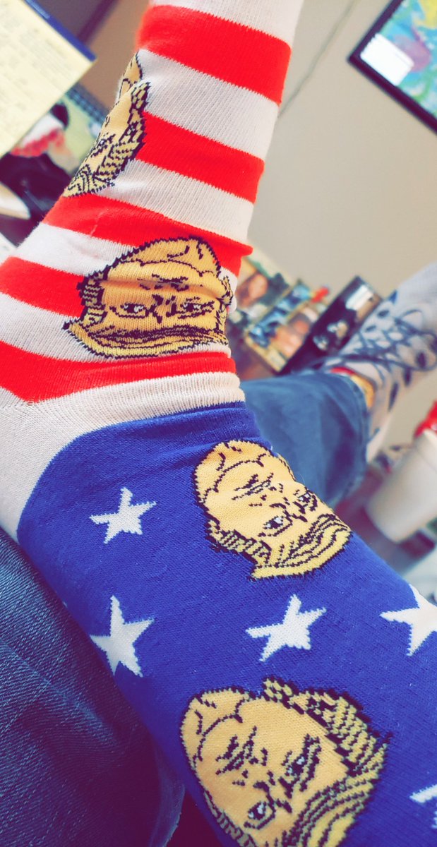 hooverhawg5's tweet photo. @TSocks2020 I hope you like my sock swag #TrumpSocks #Trump2020 @realDonaldTrump https://t.co/WPd0l3Wp58
