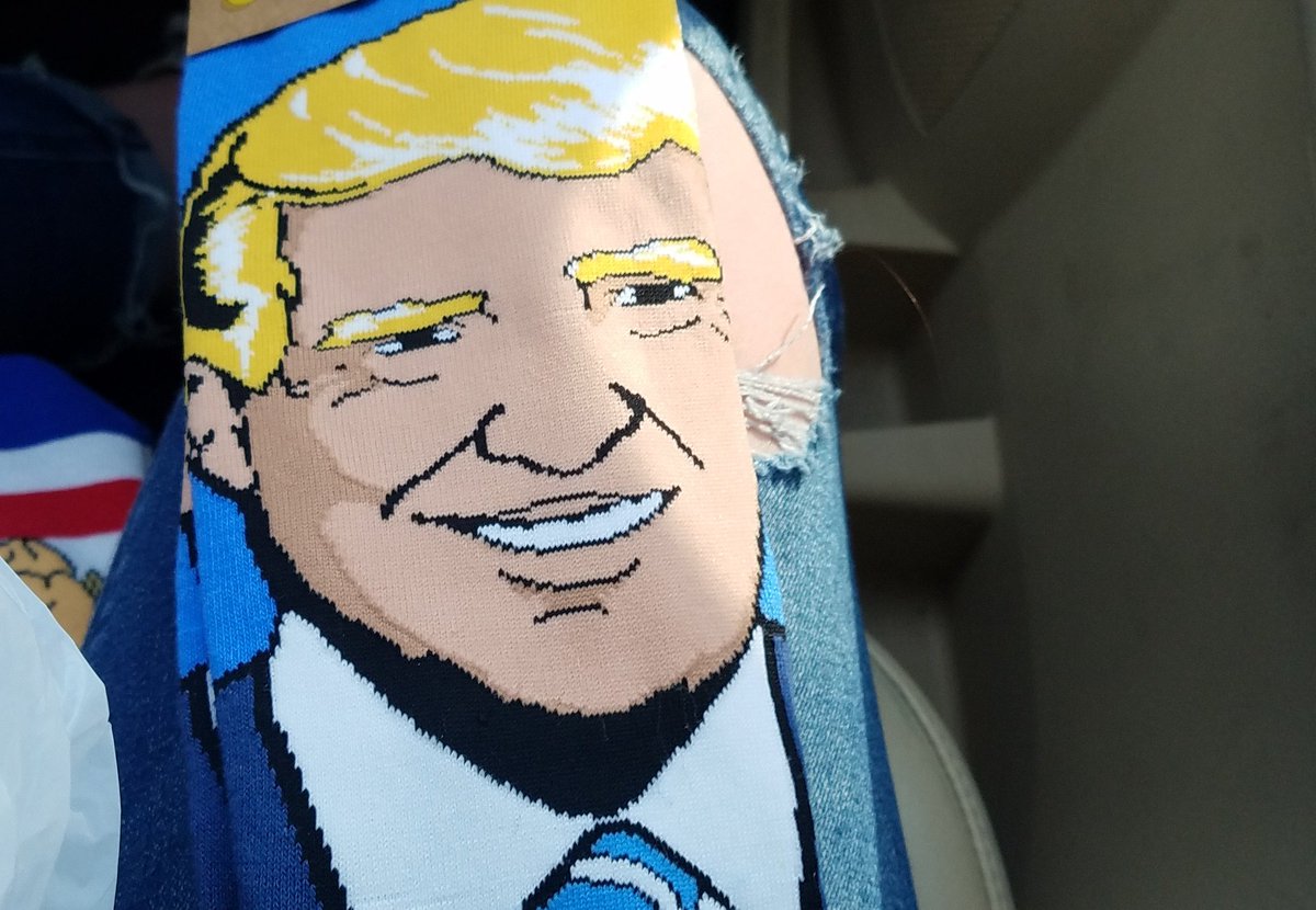 hooverhawg5's tweet photo. @TSocks2020 I hope you like my sock swag #TrumpSocks #Trump2020 @realDonaldTrump https://t.co/WPd0l3Wp58