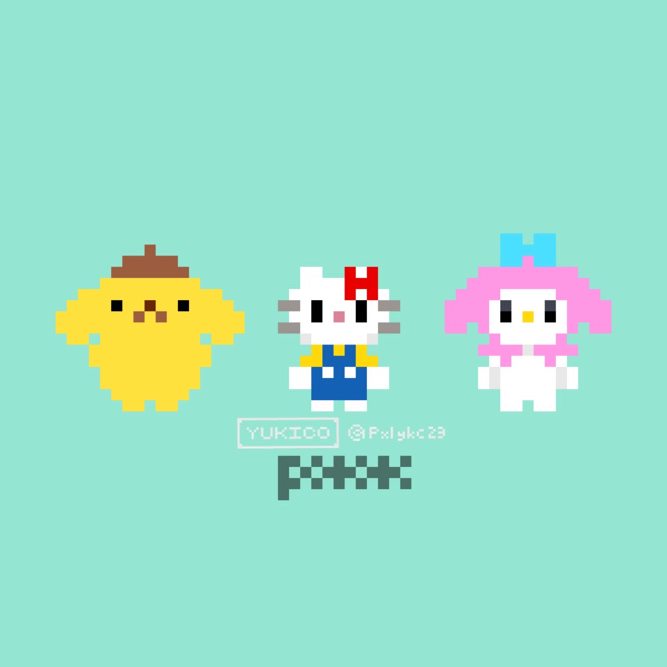 可愛いさが止まらないっす ドット絵 Pixelart サンリオ Sanrio ハローキティ マイメロディ ポムポムプリン T Co Ttv2b2i7y7 Twitter