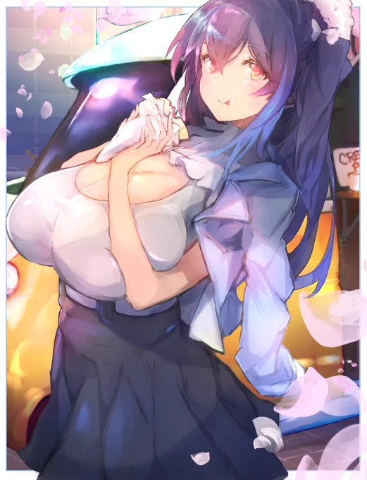 ・パイスーちゃんのイラスト前回の続き(髪型差分なので一緒に公開)一日デート権で「その後に残る何か」を残す。下着選ばせるシチュが単に好きなだけだったり。※無断転載・無断利用お断り※イラストはコミッションとして制作を依頼したものです※ともち先生に描いていただいてます!! 