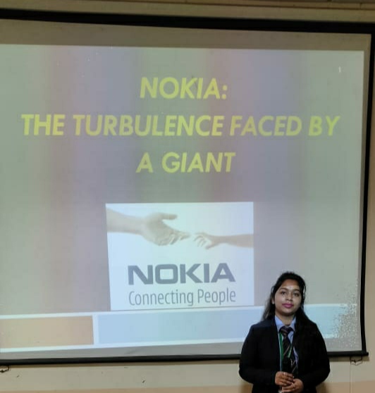 dewangrp's tweet photo. Thoughtful Nuggets on Nokia
Ms Janvi Mittal, an MBA I yr student, delivered an eye opening analysis and presentation on the case study titled – “Nokia – The Turbulence faced by a Giant” on 19 February 2020. #dvsgi #dewangroup #meerut #nokia https://t.co/hSUEUaVbE1