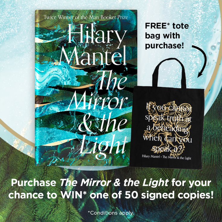 DymocksLC's tweet image. How beautiful is the cover for The Mirror and the Light? Not only do we now have copies of this highly anticipated release in store, but we also have some Hilary Mantel inspired tote bags to give away! Come in store today and grab your copy 🥰