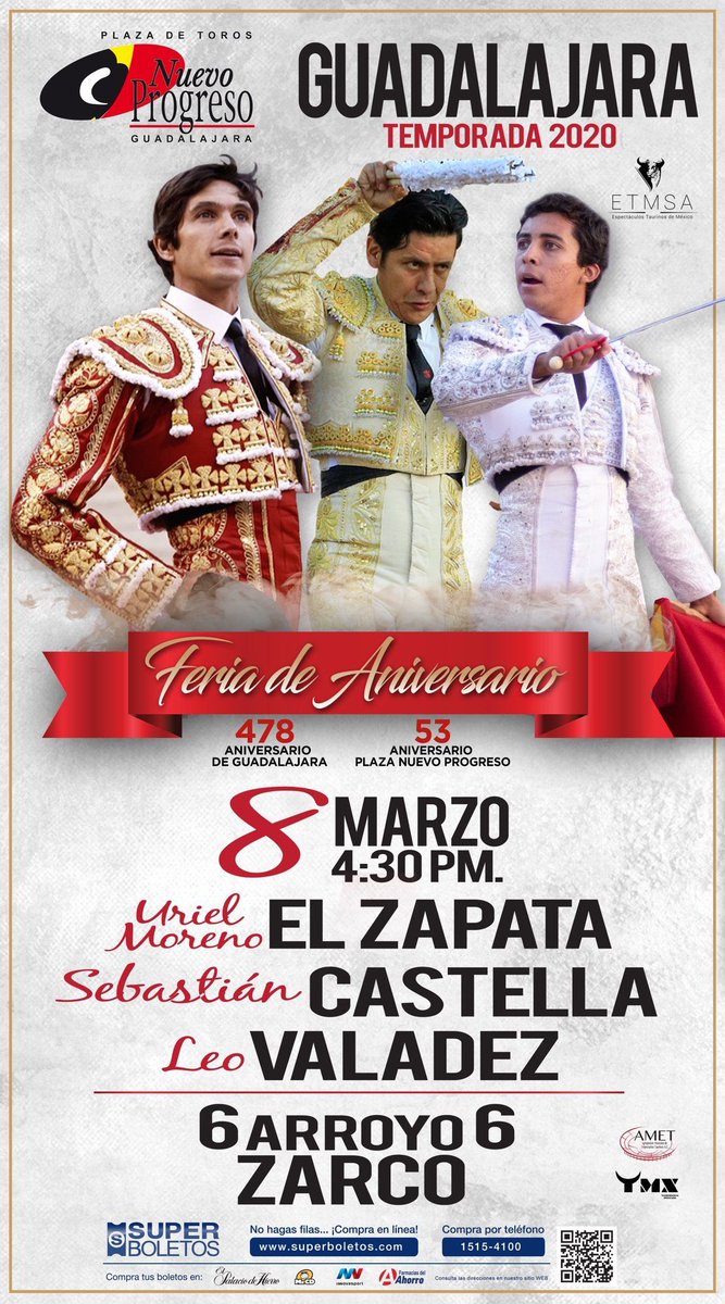 PabloPdS's tweet photo. Los esperamos este Domingo 8 de Marzo 4:30 PM ! @NvoProgresogdl @elzapata21 @infoCastella @leo_valadez97 🙌 https://t.co/3yOmSUkLSi