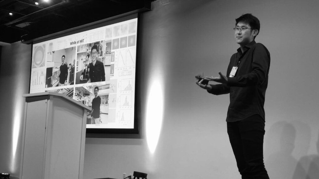 carlychase's tweet photo. @MIT PhD George Sun, CEO + Co-Founder of @NextilesHQ who took his smart fabric company to @NewLab in Brooklyn post #MITdeltav , and shared his journey from pure scientist to entrepreneur via @EshipMIT programs like #StartMIT and #MITFuse https://t.co/4H2GXAa40b