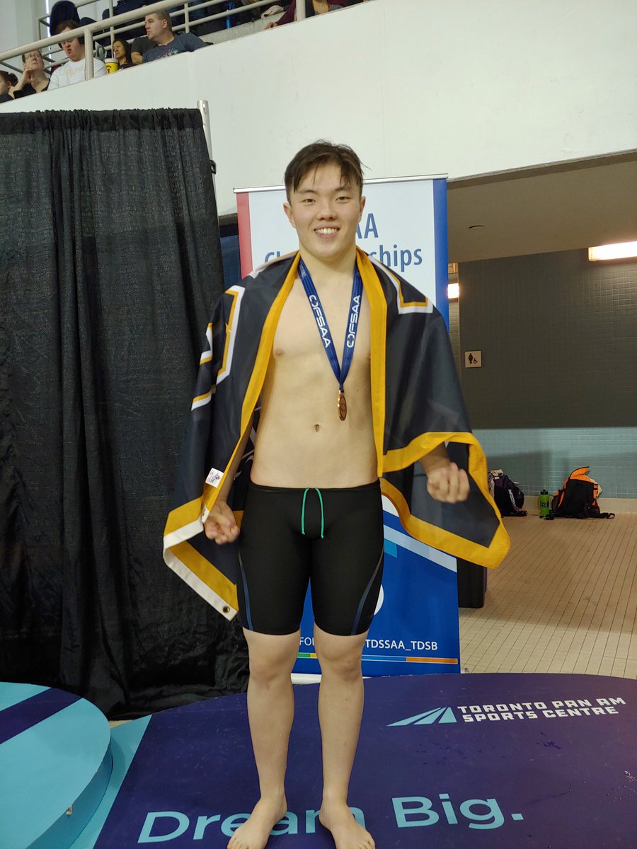 Well done to Ritchie Xu for placing 3rd in the Open 100 meter IM today at OFSAA. Go lions! 🦁 🏊‍♂️